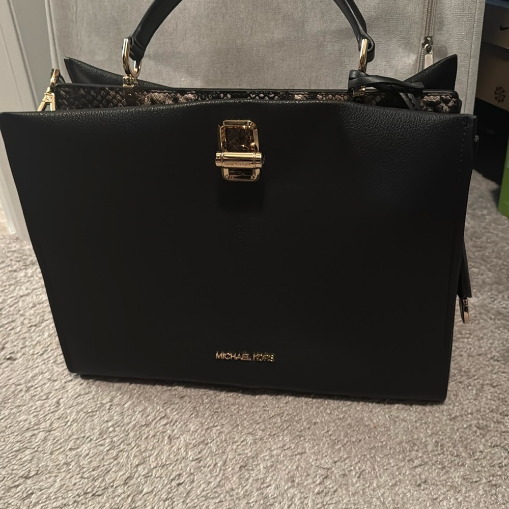 Michael Kors Black Work Handbag